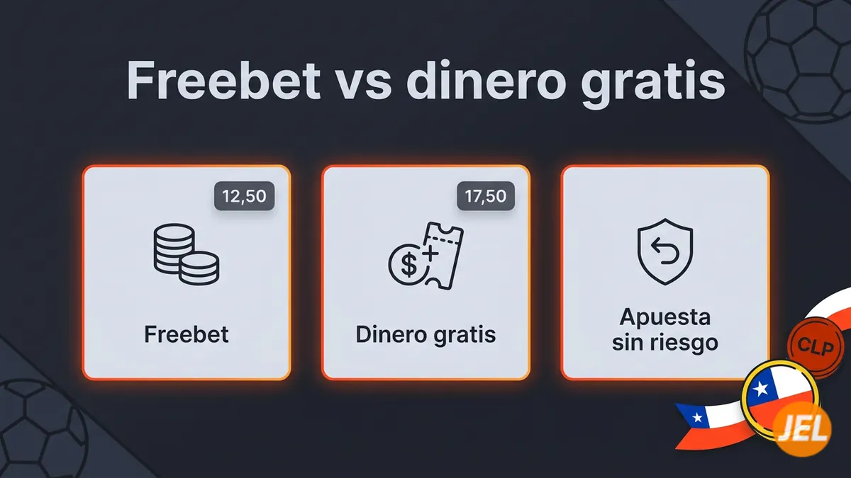 Comparación de freebet, dinero gratis y apuesta sin riesgo en JuegaEnLinea Chile