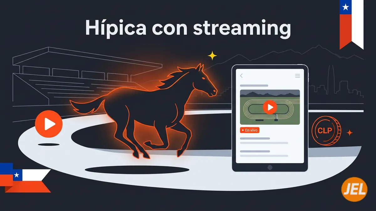 Apuestas de hípica con streaming en vivo en JuegaEnLinea Chile