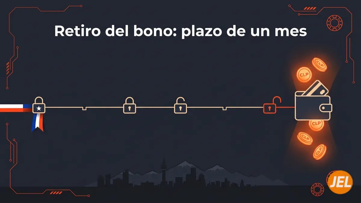 Bloqueo de un mes y condiciones de retiro del bono de bienvenida en JuegaEnLinea Chile
